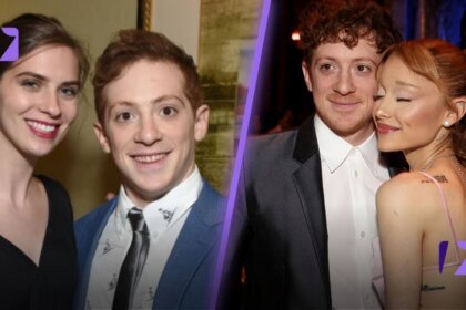 Ariana Grande and Ethan Slater