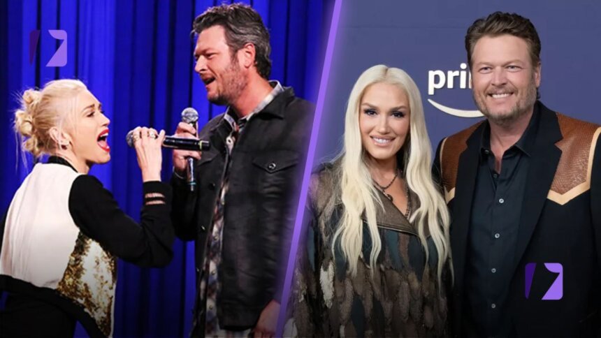 Gwen Stefani and Blake Shelton
