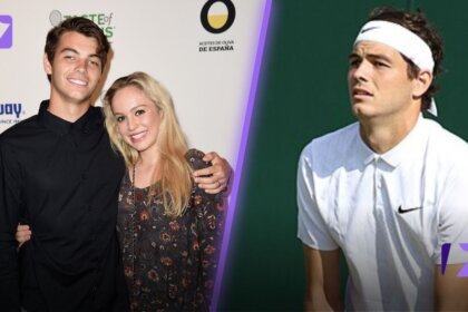 Raquel Pedraza and Taylor Fritz