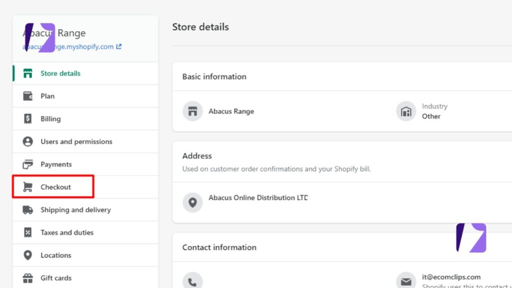 Stripe Integration for Shopify Step 2