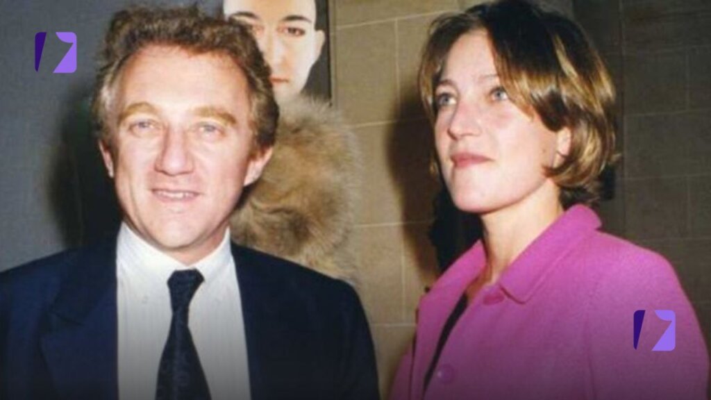 Dorothée Lepère with François-Henri Pinault