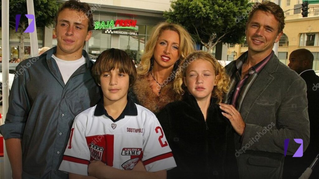 Elly Castle and John Schneider family