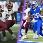 washington commanders vs detroit lions match player stats