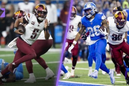 washington commanders vs detroit lions match player stats