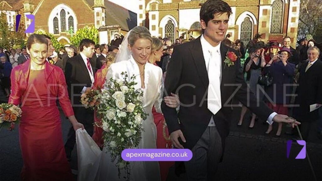 Alastair Cook Alice Hunt wedding Image