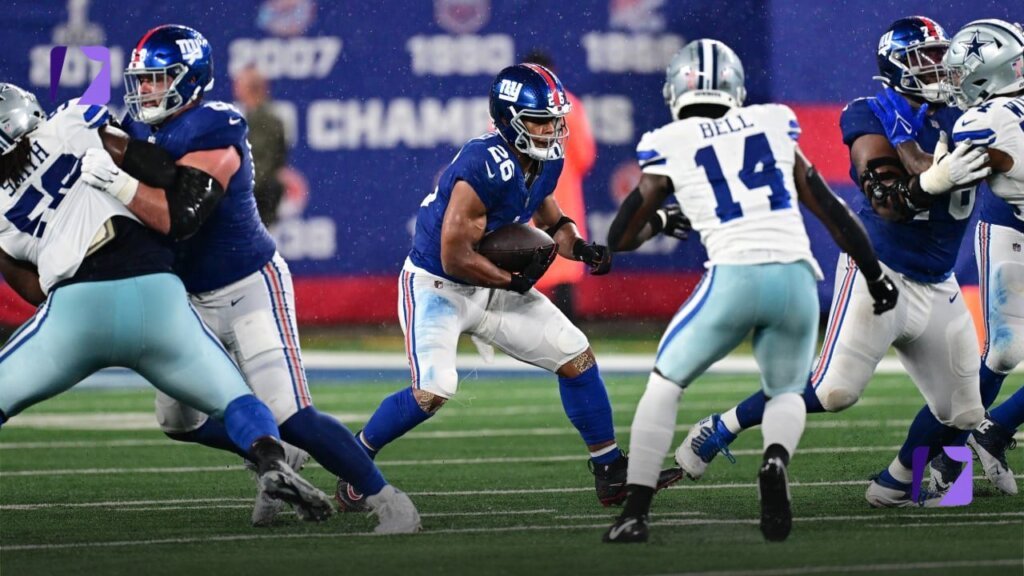 Dallas Cowboys vs New York Giants teams performance