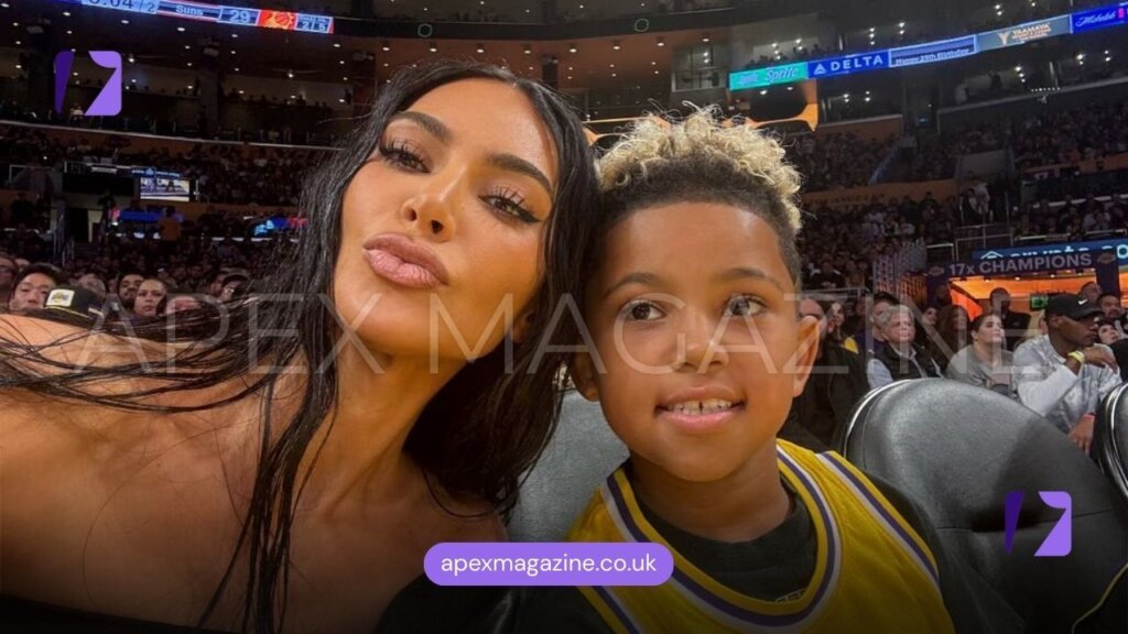 Kim Kardashian With Son Saint West