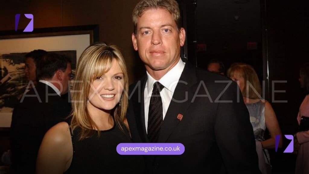 Rhonda Worthey and Troy Aikman