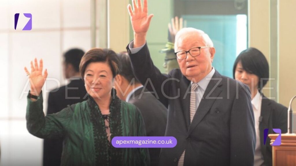 Morris Chang, founder & former chairman of Taiwan Semiconductor Manufacturing Co. Ltd., & his wife Sophie Chang