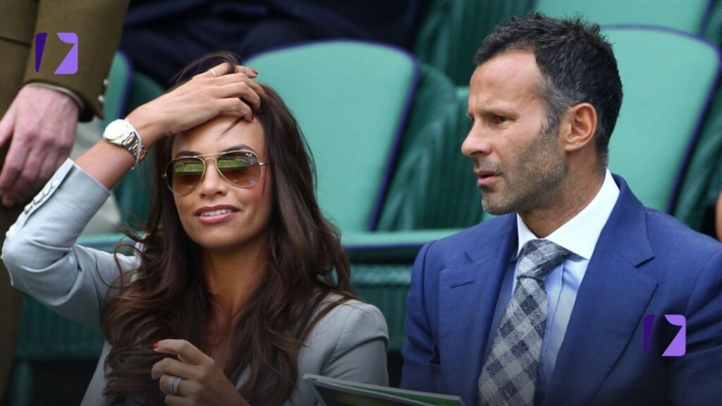 Stacey Giggs with Ryan Giggs