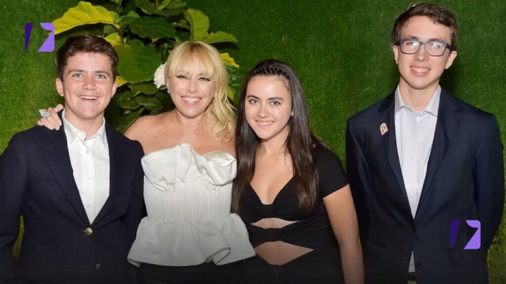 Sutton Stracke and children in West Hollywood, California