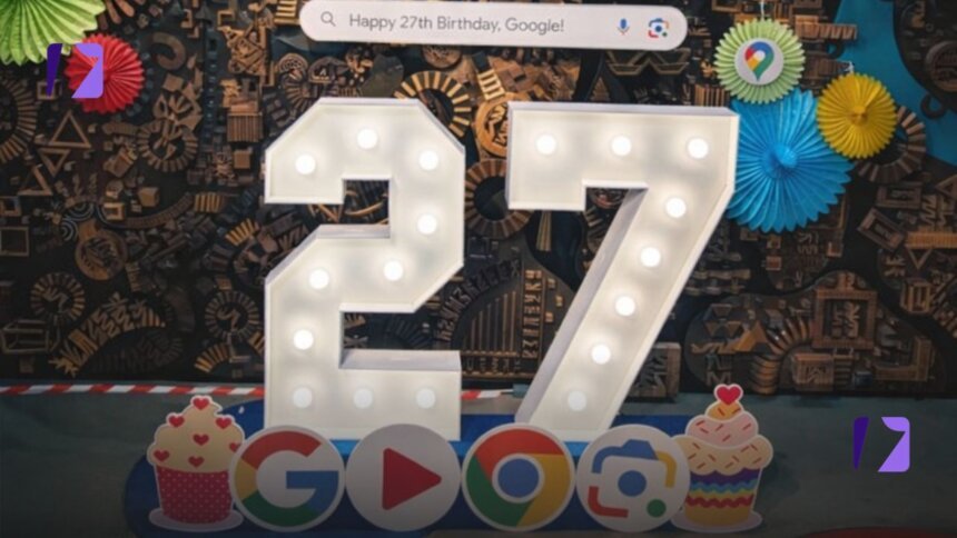 google's 27th birthday
