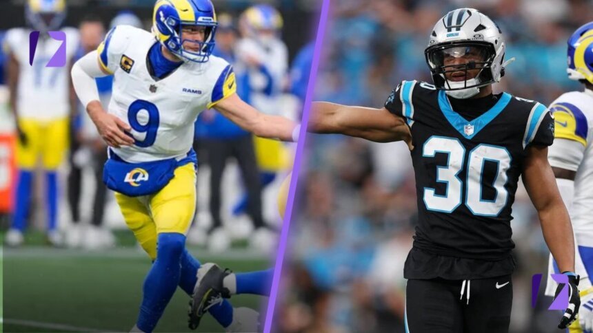 los angeles rams vs carolina panthers match player stats