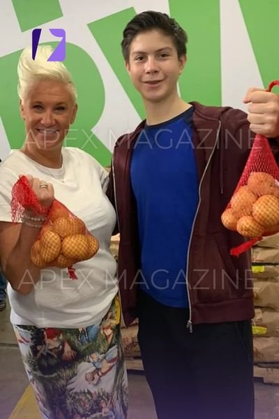 Anna With Son Javier