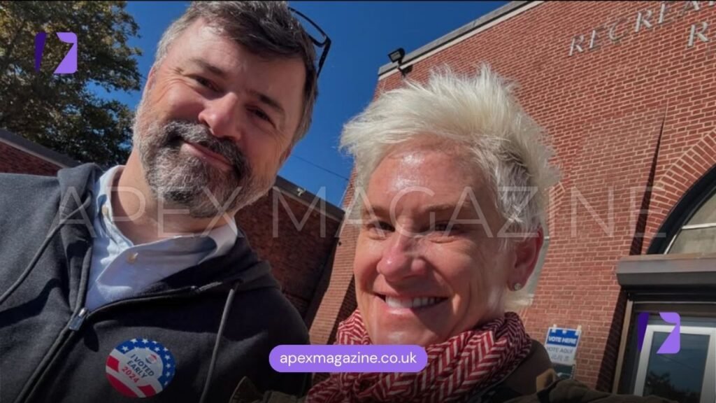 Anne Burrell with Husband