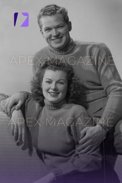 Barbara Hale and Bill Williams