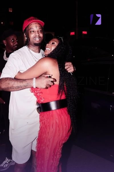 Heather Carmillia Celeberate Birthday with 21 savage's