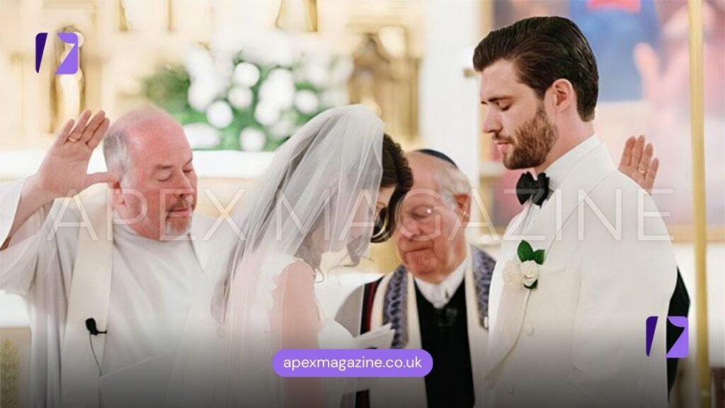 Julia Best Warner And David Corenswet wedding Apex