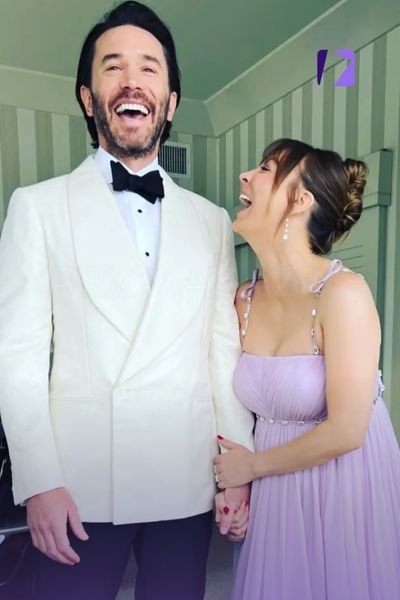 Kaley Cuoco with Tom Pelphrey