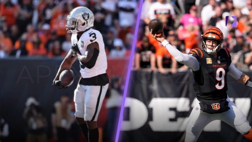 Las Vegas Raiders vs Bengals Match Player Stats