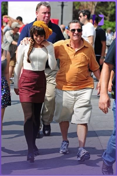 Marc David Sarfati with Daughter Lea Michele