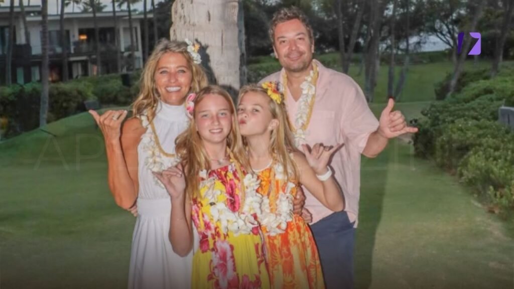 Nancy with Jimmy Fallon And Children