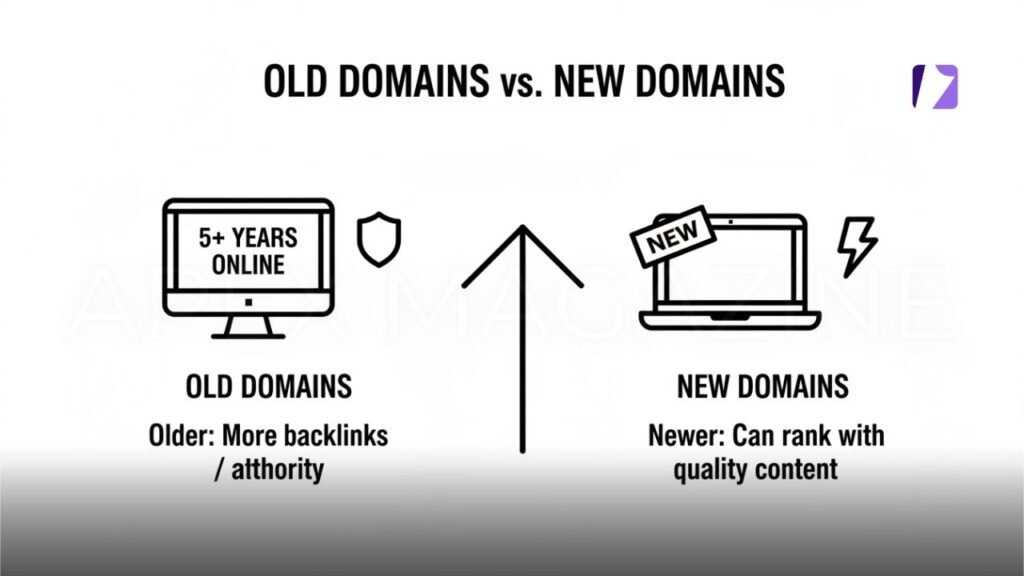 Old And New Domain Difference