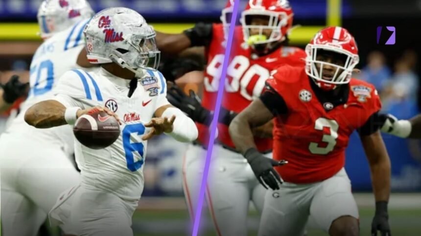 Ole Miss Rebels Football vs Georgia Bulldogs Football Match Player Stats