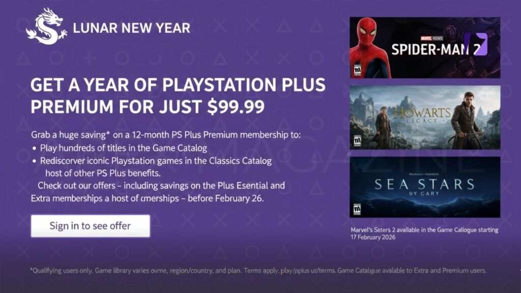 PlayStation Plus Premium Subscription