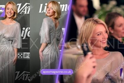 Sydney Sweeney Silver Dress