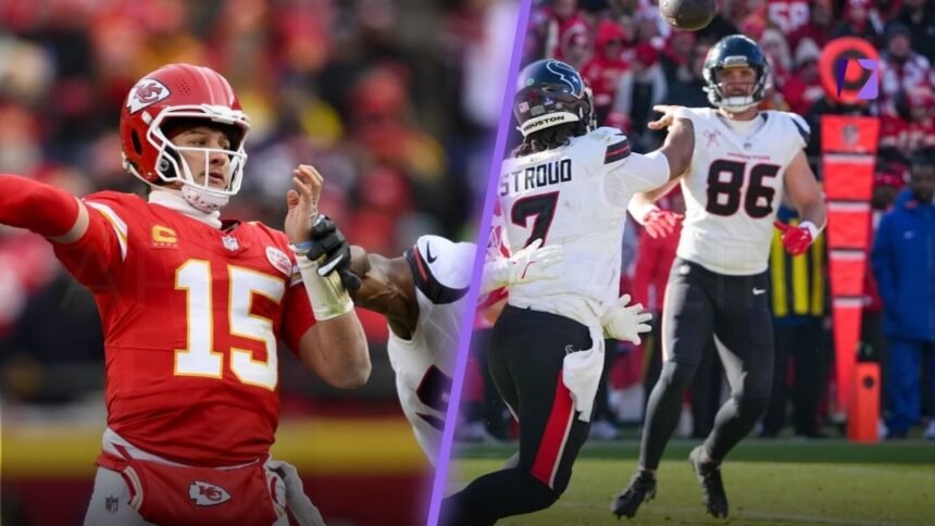 Texans vs Kansas City Chiefs Match Player Stats