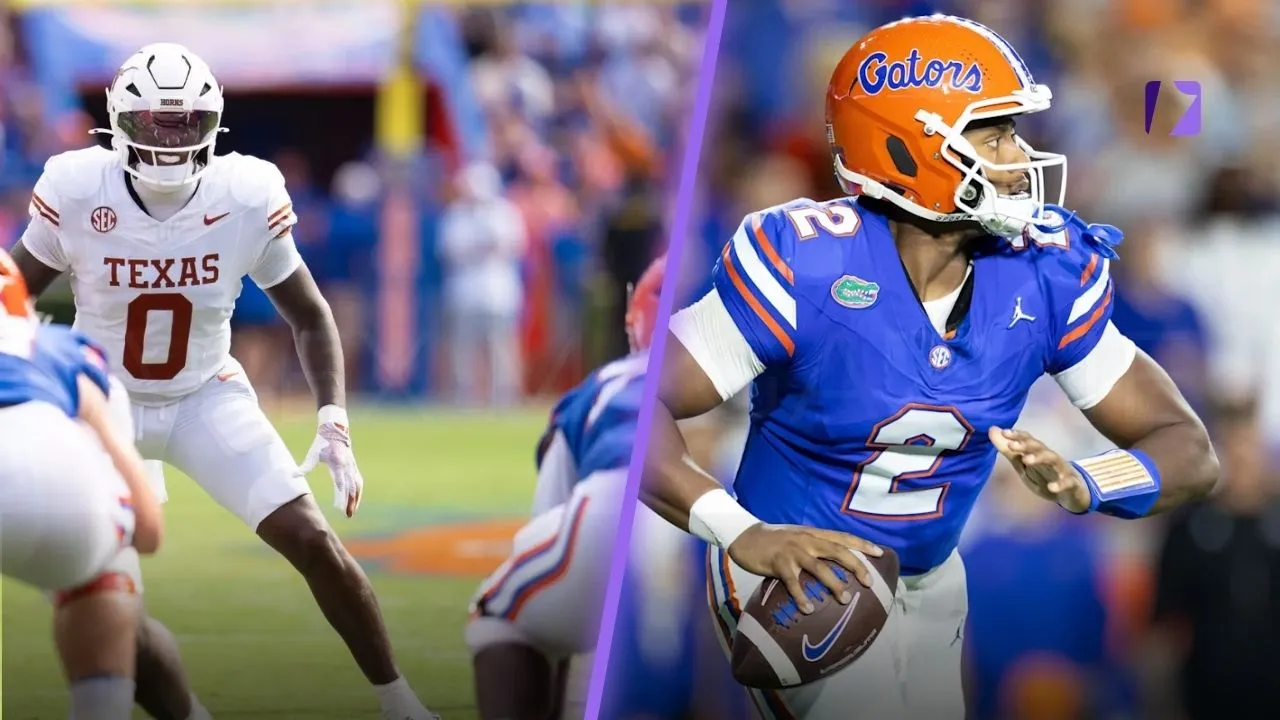 Texas Longhorns Football vs Florida Gators Football Match Player Stats