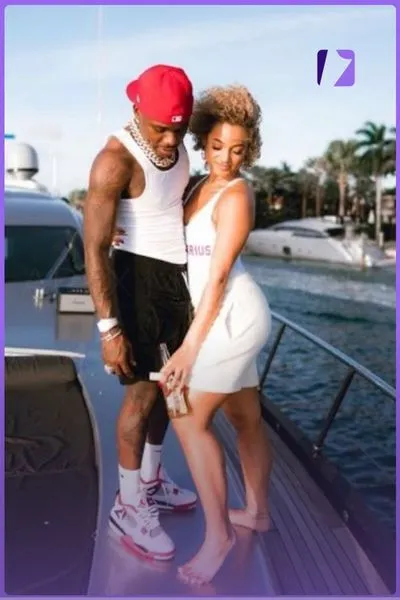 Danielle Leigh Curiel With Rapper