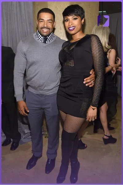 David Otunga with Jennifer Hudson 