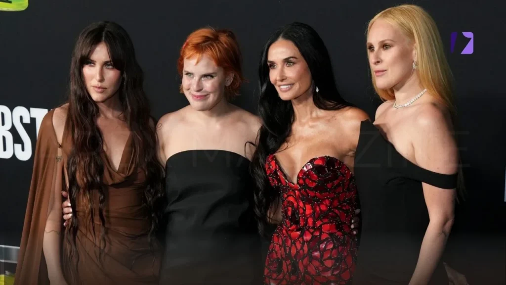 Demi Moore With Daughter