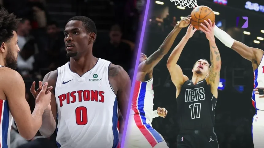 Detroit Pistons vs Brooklyn Nets Match Player Stats