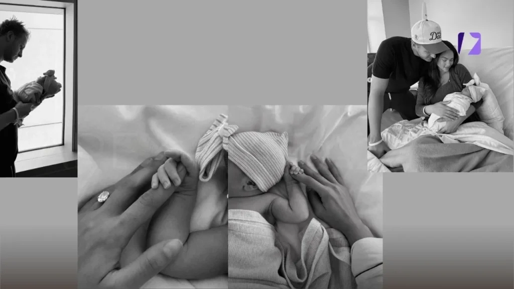 Jared Goff and Christen Goff With Daughter
