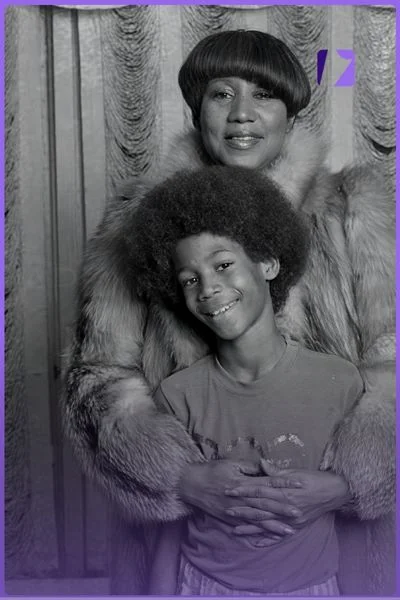 Kecalf Cunningham And mother Old image