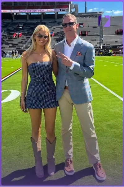 Landry Kiffin With Father Lane Kiffin