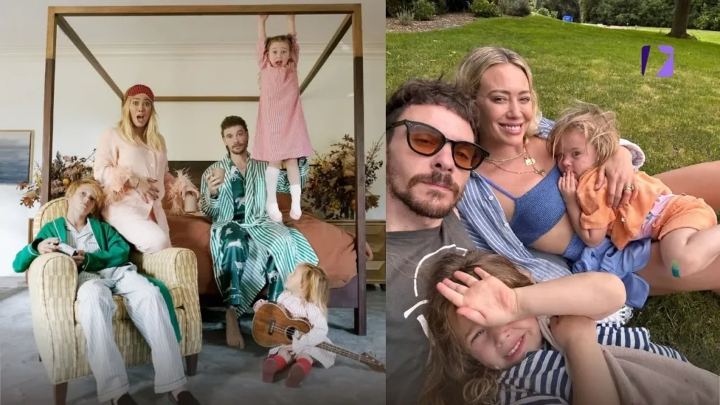 Matthew Koma With Hilary And Childrens