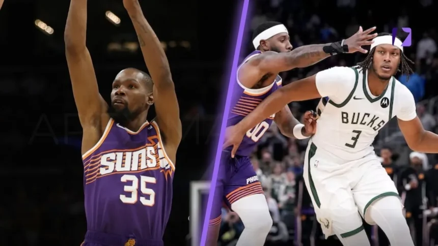 Phoenix Suns vs Milwaukee Bucks Match Player Stats