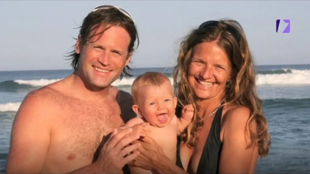 With Husband And Daughter Old Image