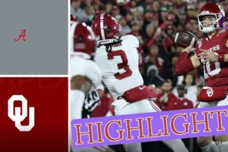 Alabama Crimson Tide Football vs Oklahoma Sooners Football Match Player Stats