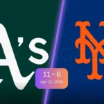 Athletics vs New York Mets Match Player Stats And Analysis