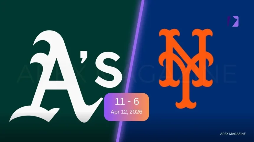 Athletics vs New York Mets Match Player Stats And Analysis