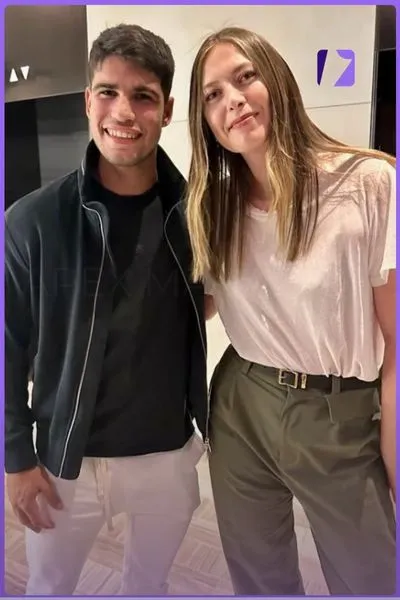 Maria and Carlos Alcaraz 