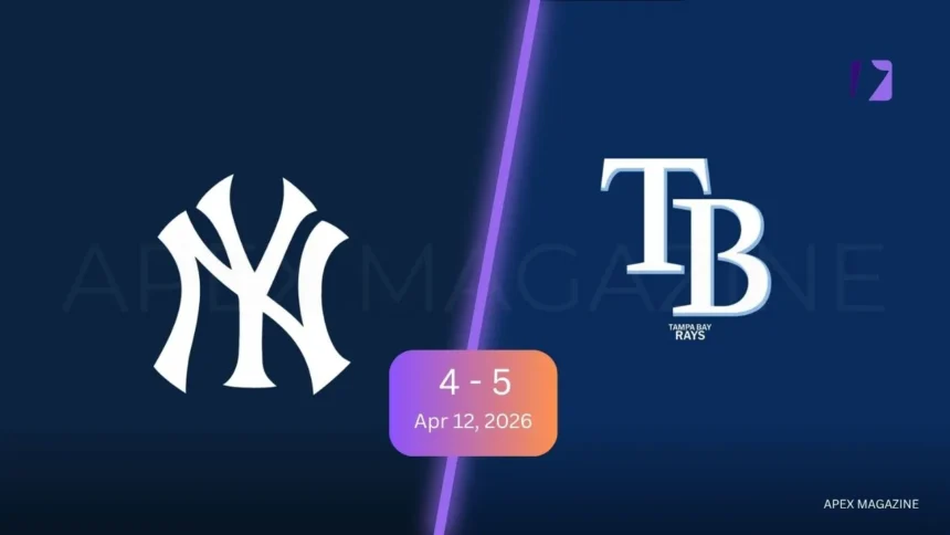New York Yankees vs Tampa Bay Rays Match Player Stats
