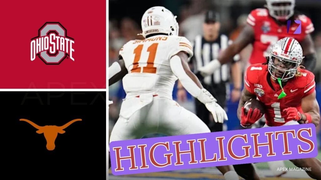 Ohio State Buckeyes football vs Texas Longhorns football 