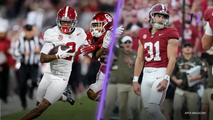 Oklahoma Sooners Football vs Alabama Crimson Tide Football Match Player Stats
