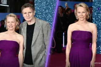 Pamela Anderson and Liam Neeson